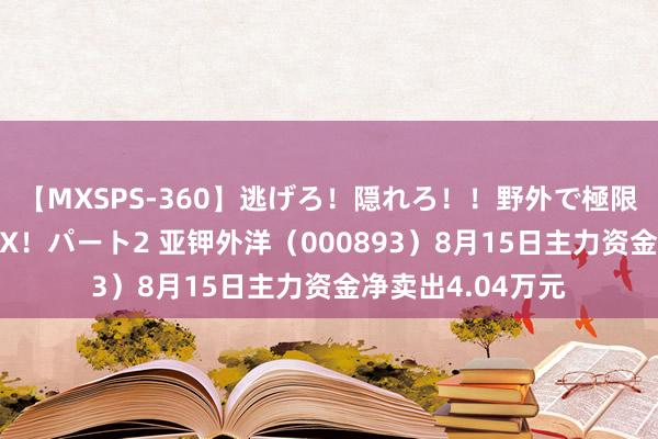 【MXSPS-360】逃げろ！隠れろ！！野外で極限スリルの露出SEX！パート2 亚钾外洋（000893）8月15日主力资金净卖出4.04万元